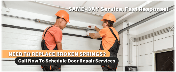 Broken Garage Door Spring Monroeville PA